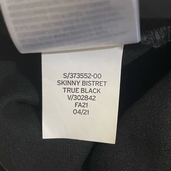 GAP Women’s Bi-Stretch Skinny Ankle Pants Black 14 Reg Large - Picture 14 of 16